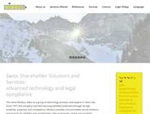 Tablet Screenshot of nimbus.ch